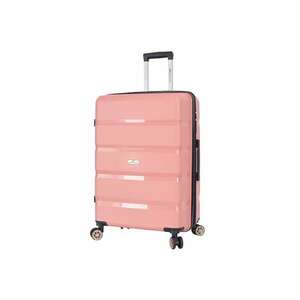 Troler Mare Extensibil Polipropilena - Madisson - SW43603 - 4 Roti Duble - Cifru TSA - 73 cm - Rose imagine