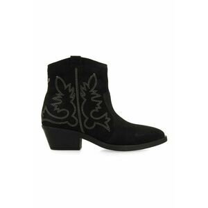 Botine cowboy de piele intoarsa imagine