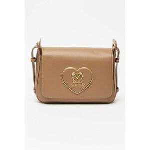 Geanta crossbody de piele ecologica cu logo metalic imagine