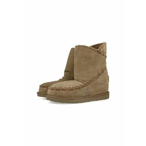 Ghete de piele intoarsa - cu captuseala de blana shearling sintetica imagine