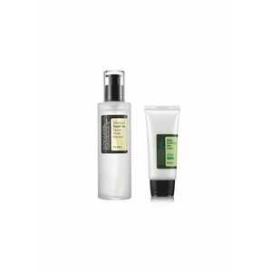 Pachet Crema solara calmanta cu aloe vera SPF 50 PA+++ 50ml + Esenta cu extract de melc COSRX Advanced Snail 96 Mucin - 100 ml imagine