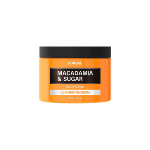 Scrub natural hidratant cu macadamia si zahar - Cherry Blossom - 550 ml imagine