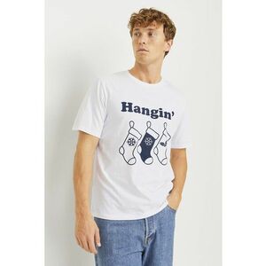 Tricou de bumbac cu tematica de Craciun imagine