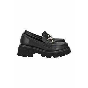 Pantofi loafer de piele ecologica cu strasuri imagine