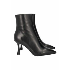 Botine de piele cu toc stiletto imagine