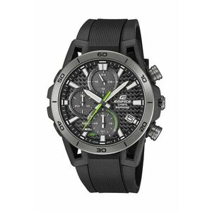 Ceas Edifice Classic - Cristal Safir - Carbon/Plastic - 10 ATM - Negru imagine