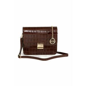 Geanta crossbody din piele cu aspect de piele de crocodil Baguttino imagine