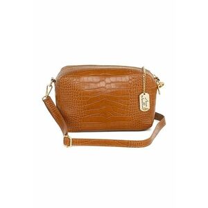 Geanta crossbody de piele cu bareta detasabila imagine