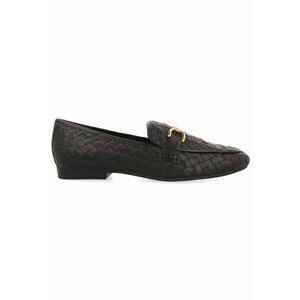 Pantofi loafer de piele cu model impletit imagine