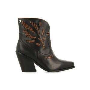 Botine western de piele Rajec imagine