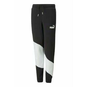 Pantaloni sport cu model colorblock Power Cat imagine