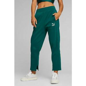 Pantaloni sport crop cu talie inalta T7 imagine