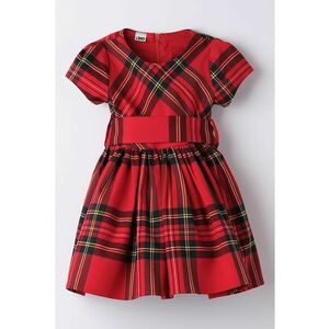 Rochie mini cu model tartan imagine