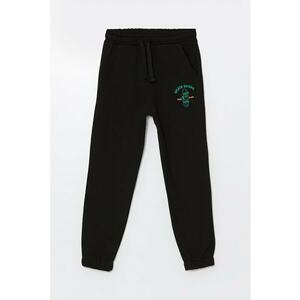 Pantaloni de trening regular fit cu design grafic imagine