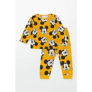 Pijama din bumbac cu Mickey Mouse imagine