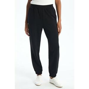 Pantaloni de trening din amestec de bumbac cu talie elastica imagine