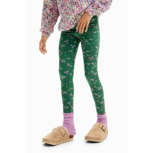 Blugi skinny cu model floral imagine