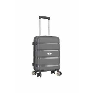 Troler Cabina Polipropilena - Madisson - SW43603 - 4 Roti Duble - Cifru TSA - 54 cm - Gri imagine