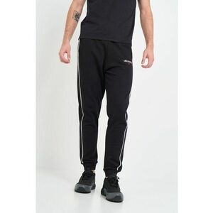 Pantaloni sport barbat cu logo - Negru - imagine