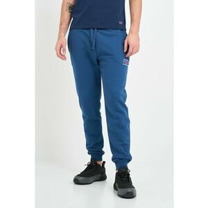 Pantaloni sport barbat cu buzunare si logo - Albastru - imagine