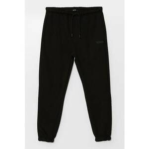 Pantaloni de trening din amestec de bumbac cu snur imagine