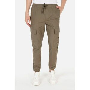 Pantaloni de trening cargo cu croiala conica imagine