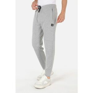 Pantaloni de trening din amestec de bumbac cu snur in talie imagine