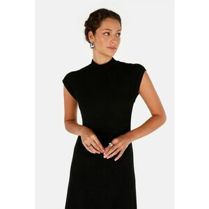 Rochie cu croiala in A si slit lateral imagine