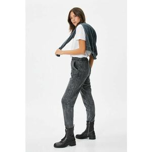 Pantaloni jogger cu snur de ajustare in talie imagine