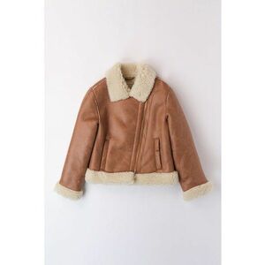 Jacheta cu blana shearling sintetica imagine