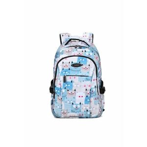 Rucsac unisex cu imprimeu si spate dublat imagine