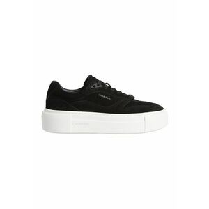 Pantofi sport low-cut de piele intoarsa cu platforma imagine