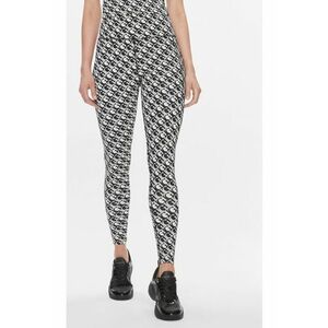 Pantaloni dama - 389888 - Negru/Alb - Poliester imagine