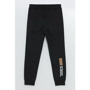 Pantaloni de trening cu imprimeu text imagine