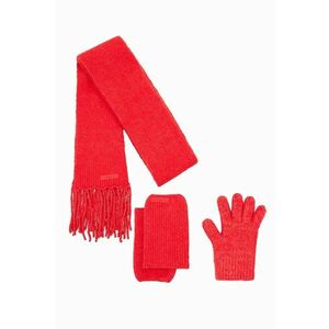 Set de manusi si fular din tricot imagine