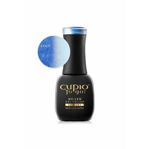 Oja semipermanenta termica glitter Blue Rain 15ml imagine