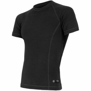 Sensor MERINO DOUBLE FACE Tricou funcțional bărbați, negru, mărime imagine