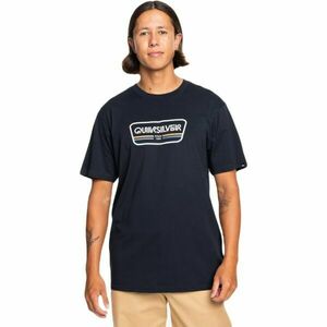 Quiksilver RANGE LIFE FRONT SS Tricou pentru bărbați, negru, mărime imagine