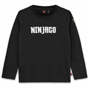 LEGO® kidswear LWTANO 614 Tricou cu mânecă lungă pentru băieți, negru, mărime imagine