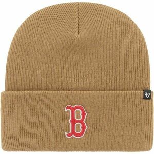 47 MLB BOSTON RED SOX HAYMAKER CUFF KNIT Căciulă de iarnă, bej, mărime imagine