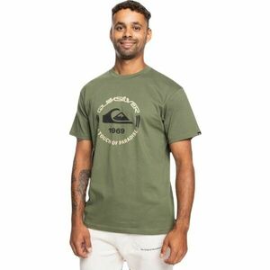 Quiksilver CIRCLE LOGO SS Tricou pentru bărbați, kaki, mărime imagine