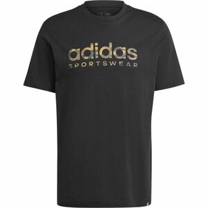 adidas CAMO LINEAR GRAPHIC TEE Tricou bărbați, negru, mărime imagine