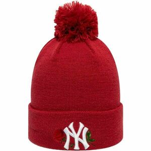 New Era MLB WMNS TWINE BOBBLE KNIT NEW YORK YANKEES Căciulă club de iarnă damă, roșu, mărime imagine