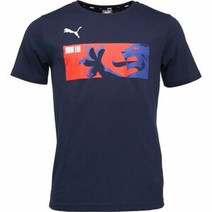 Puma TEAMGOAL 23 CASUALS TEE Tricou de bărbați, albastru închis, mărime imagine