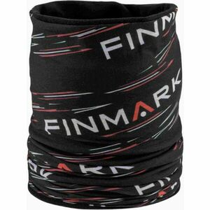 Finmark MULTIFUNCTIONAL SCARF WITH FLEECE Fular multifuncțional copii, negru, mărime imagine