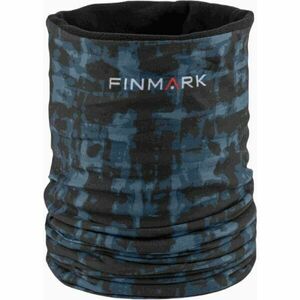 Finmark MULTIFUNCTIONAL SCARF WITH FLEECE Fular multifunțional, negru, mărime imagine