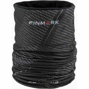 Finmark MULTIFUNCTIONAL SCARF WITH FLEECE Fular multifuncţional, negru, mărime imagine