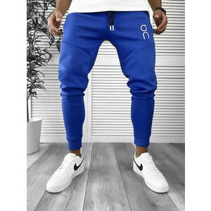 Pantaloni de trening albastri conici 12260 D10-5 imagine