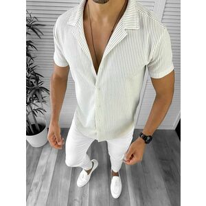 Camasa barbati casual alba 12692 P18-5.3 imagine