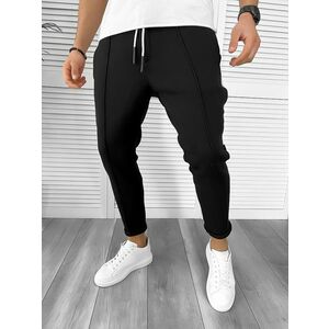 Pantaloni de trening negru conici K192 36-3 imagine